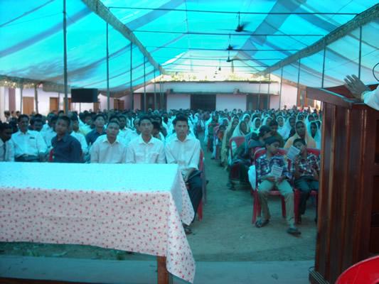 Seminary graduation ceremony during convention.