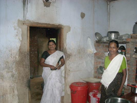 Staff at one of the orphanages